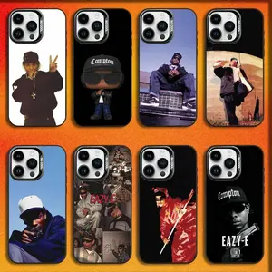 Rapper E-Eazy Cool Phone Case For iPhone 17,16,15,14,13,12,11,Mini,Pro,E,MAX Black Candy Matte Shockproof Cover