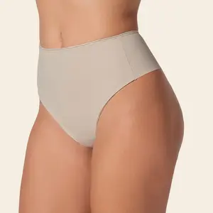 Leonisa PowerThong Seamless Thong Shaper Panty  with Tummy Control Invisible Design for Everyday