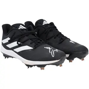Jackson Holliday Baltimore Orioles Autographed Game-Used Black Adidas Cleats from the 2024 MLB Season - Fanatics Authentic Certified