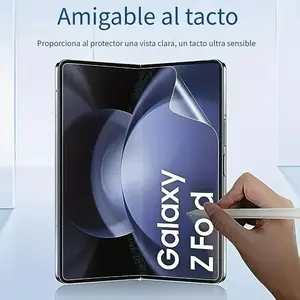 2+2 Pack Screen Protector for Samsung Galaxy Z Fold 7 Z Fold 6 with 2x HD Tempered Glass Front and 2x TPU Film Back Anti Scratch Anti Fingerprint Easy Installation