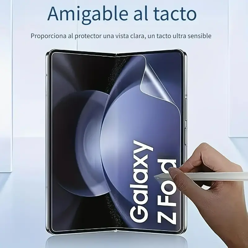 2+2 Pack Screen Protector for Samsung Galaxy Z Fold 7 Z Fold 6 with 2x HD Tempered Glass Front and 2x TPU Film Back Anti Scratch Anti Fingerprint Easy Installation