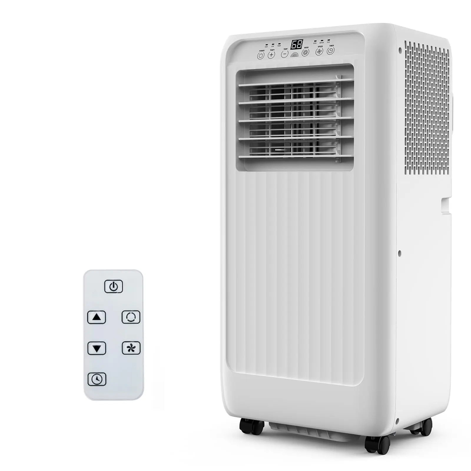 10000 BTU Portable Air Conditioner with Remote - 3-in-1 Cooling, Dehumidifier, Fan, Timer, Energy Saver for Rooms Up to 450 Sq.Ft to Stay Cool