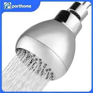 Filtered High-Pressure Shower Head - Chrome Bathroom Pressure-Boosting Fixture, Universal Replacement for Rain Shower Heads, Filtered Shower Heads