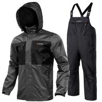 Dark Grey Jacket & Black Bibs 827