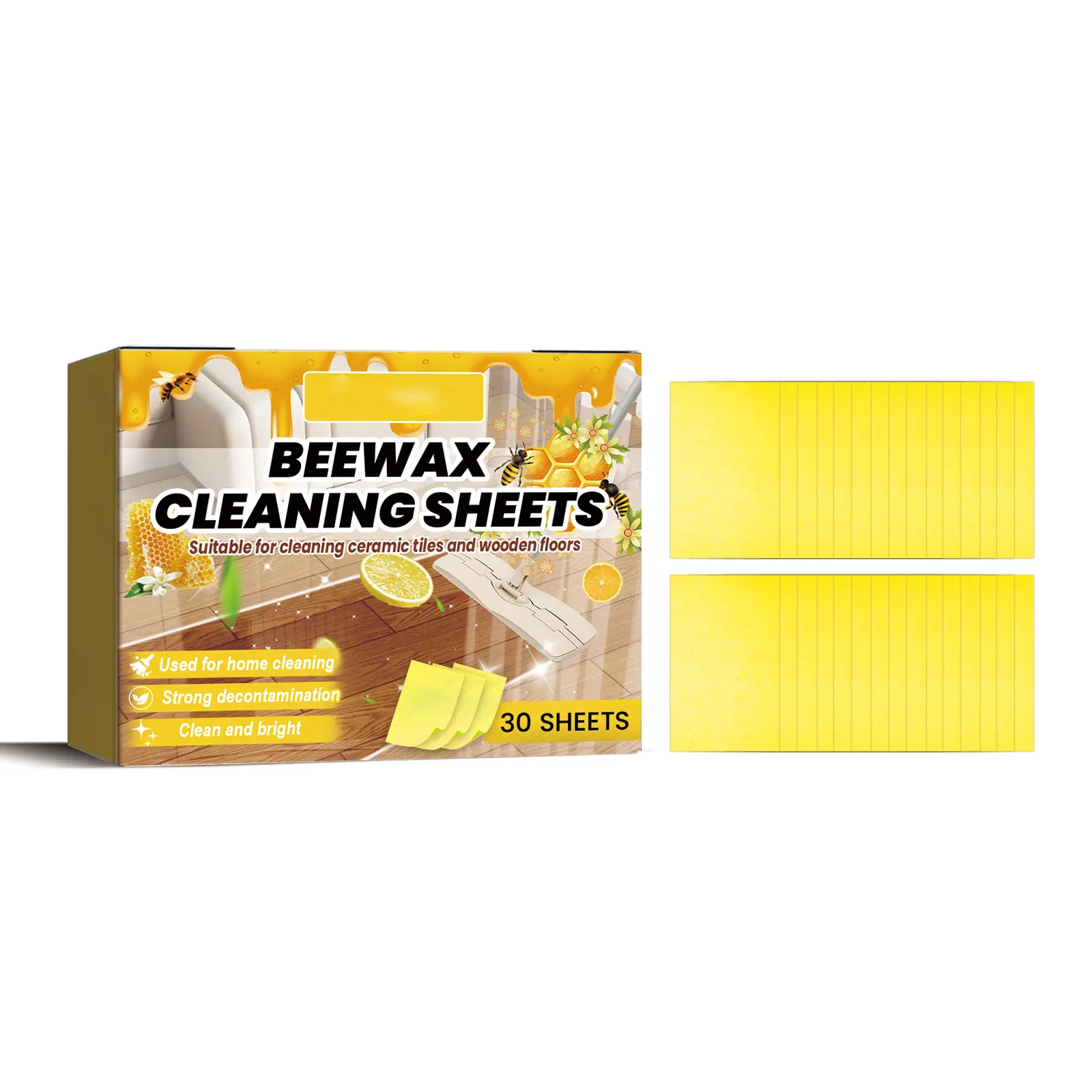 Floor Cleaning Tablets Multi-Functional Household Mopping Cleaner Remove Dirt Limescale Brighten Hard Floors Multi-Surface Floor Decontaminant Viral CleanTok Home Floor Care Supply