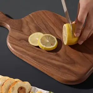 Wooden Creative Cutting Board, Multi-Functional for Meat Fish Bread Cheese Vegetables Fruits, Non-Slip Durable Kitchen Tray