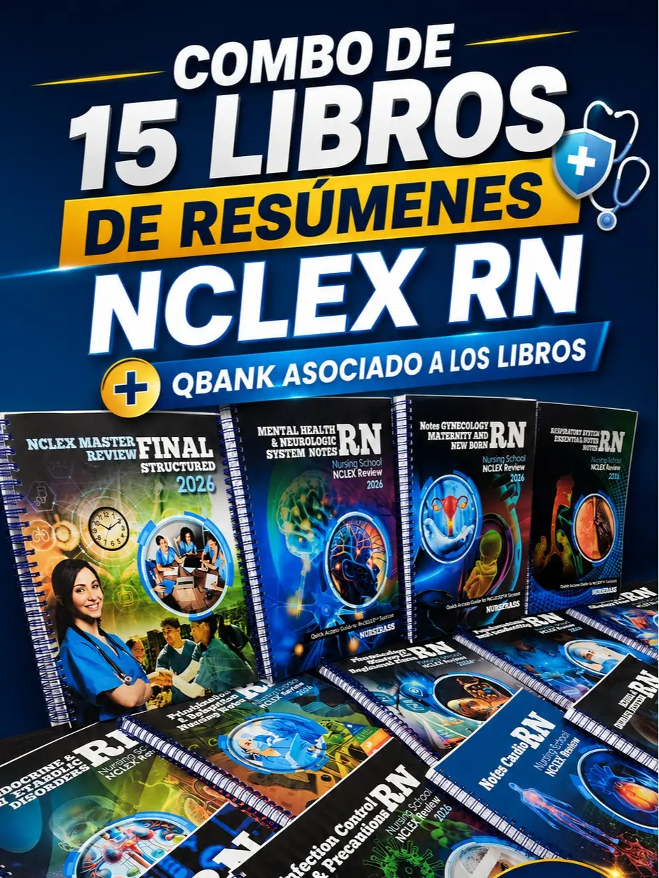 NCLEX Review Course (15 Books)