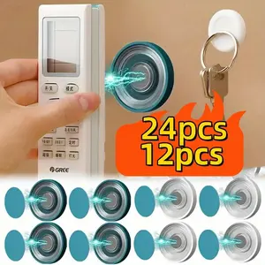 Magnetic Hook, Wall Mounted Magnetic Hook, Remote Control Holder, Key Organizer, Router Outlet Organizer for Home Office Storage Drawers, Socket Organizer Rail