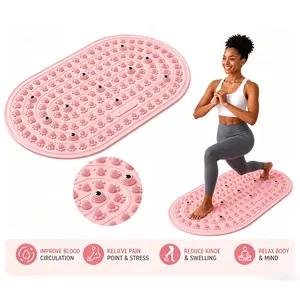 11-Magnet Acupressure Foot Massage Mat, Thickened Reflexology Walking Pad for Super Slow Jogging & Daily Foot Relaxation
