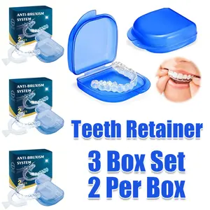 3 Box Set Teeth Retainer for Upper and Lower Teeth - Clear, Comfortable, BPA-Free, Durable, Easy to Use, Ideal for Teeth Retention after Braces, for Adults and Teens
