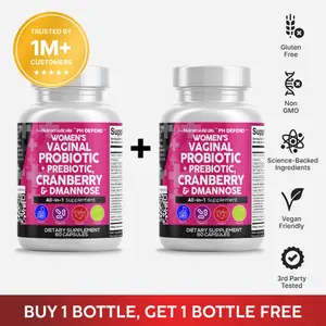 Clean Nutra BOGO | Probiotics, Prebiotics, Cranberry, Dmannose & More for Women's Healthy Odor and Tract Support Capsules – PH Defend Clean Nutra BOGO | Probiotics, Prebiotics, Cranberry, Dmannose & More for Women's Healthy Odor and Tract Support Capsules – PH Defend