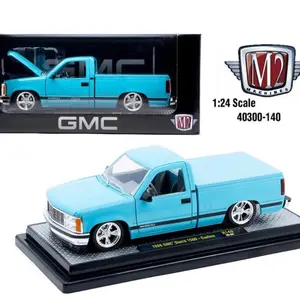 M2 Machines 1:24 Scale 1988 GMC Sierra 1500 Blue Release 140B Model Car 40300-140 Collectible