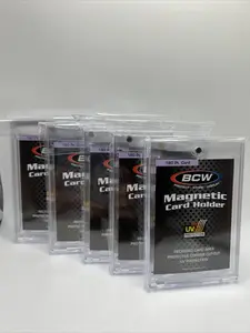BCW Magnetic Card Holder 180pt Point with UV Protection - Lot of 5 holders