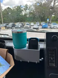 LLV, FFV, and Metris USPS cup holder and scanner holder