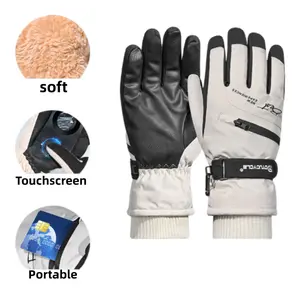 Men'S & Women'S Thermal Ski Gloves - Heavy-Duty Winter Gloves with Windproof Design, Thick Winter Gloves for Skiing, Snowboarding, Ice Skating - Cold Weather Gloves With Adjustable Hook-and-loop Closure - Ideal For Couples & Outdoor Activities