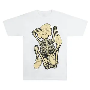 KAWS Skeleton New Fiction T-Shirt Bone 2021 (KAWS-SS01) Men's Size S-XL