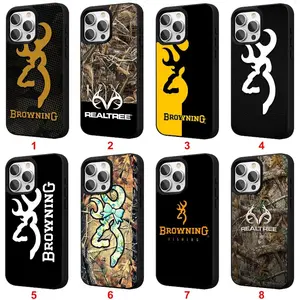 Realtree Browning Camouflage iPhone Case — Compatible with iPhone 11–17 Pro Max/Plus Series and Samsung Galaxy S23– Series