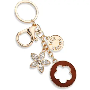 Purse Charms for Handbags, Cute Flower keychains for Women, Aesthetic Bluetooth Headset Pendant, Purse Accessories