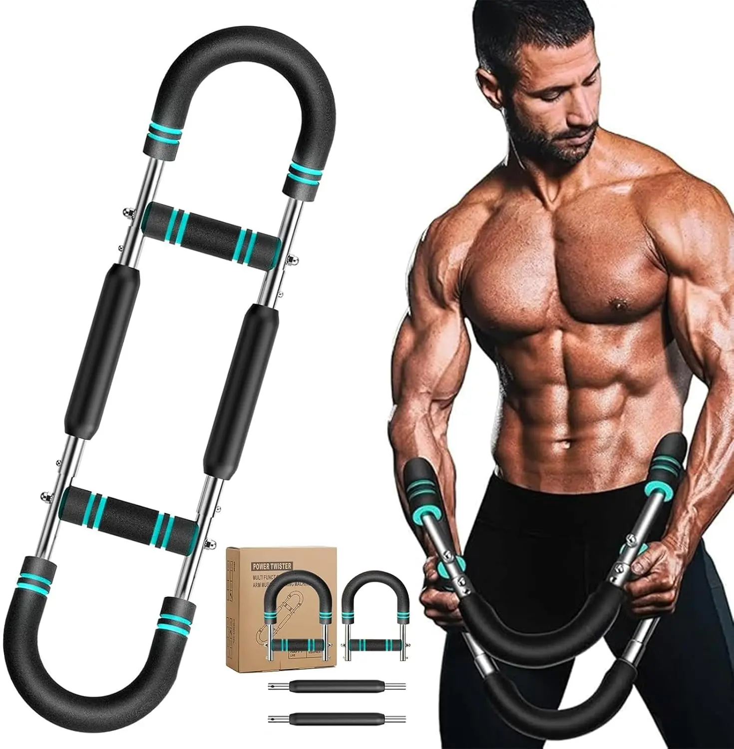 2026 Pro Twister Arm Trainer Adjustable Chest Workout Equipment Arm Trainer for Men and Women Shaker Twister Arm Trainer Chest Clip Muscle Arm Workout at Home Equipment