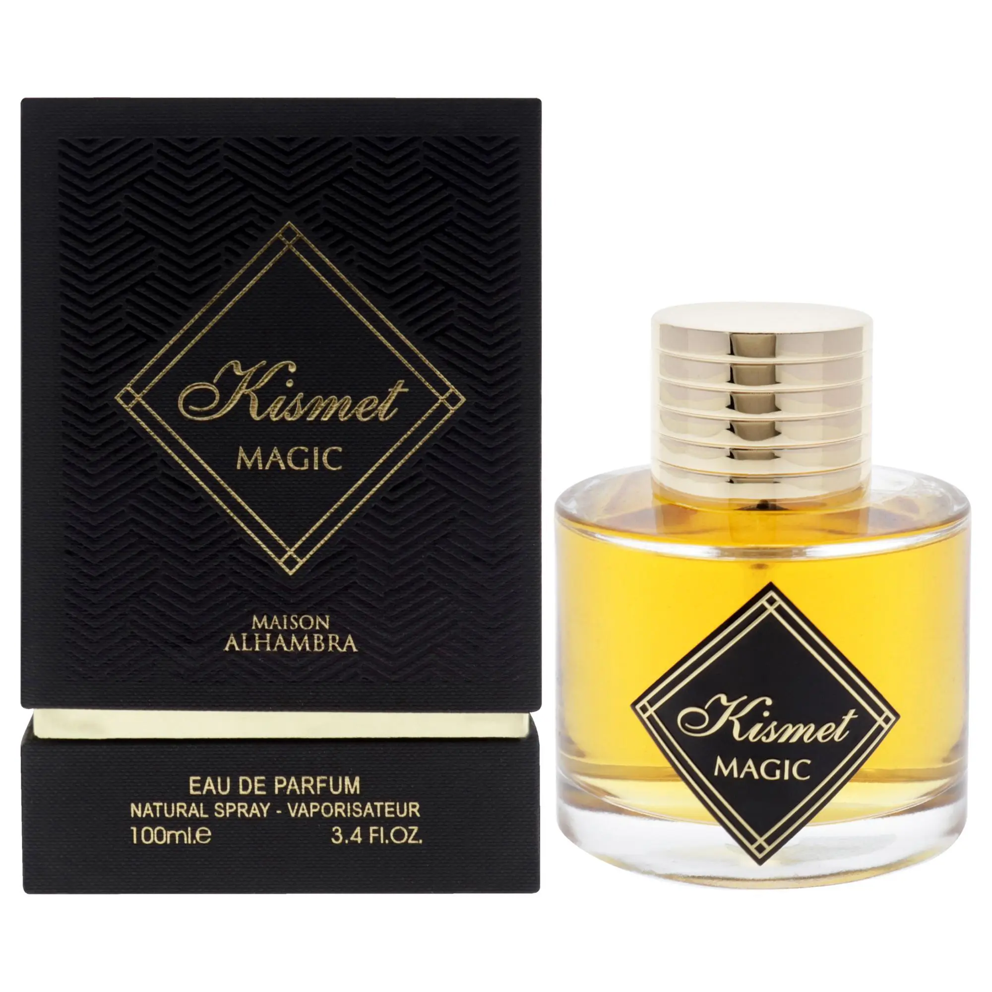Women's Kismet Magic EDP Natural Spray - Authentic Maison Alhambra Fragrance, 3.3 oz (100ml) with Box
