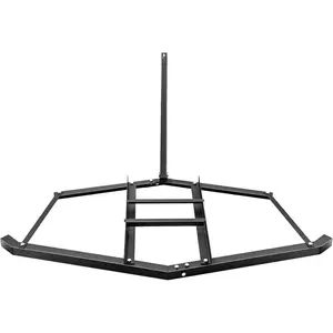 60 Inch Driveway Drag Grader Harrow with 2 Adjustable Bars Driveway Drag Grader for Landscape Leveling or Farm Garden Field