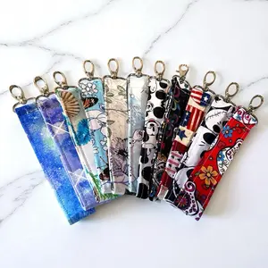 Keychain Wristlet Handmade Assorted Designs Keyfob Wristlet with Unique Patterns and Styles