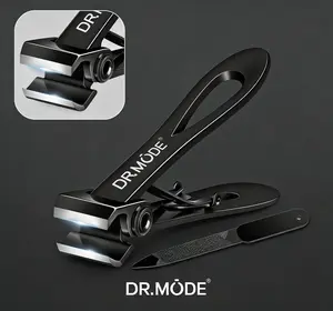 DRMODE Thick Toenail Clippers for Seniors & Men, 16MM Wide Jaw Sharp Stainless Steel Nail Cutter with File