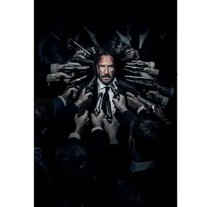 John Wick  Movie Poster, Poster Classic Movie Posters Prints Vintage Wall Art for Living Room Room Decor Wall Decor Gift