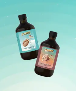 Zappy Coffee Concentrate Duo - Original & Hazelnut Flavored 100% Arabica Coffee Bundle for Flavor and Energy