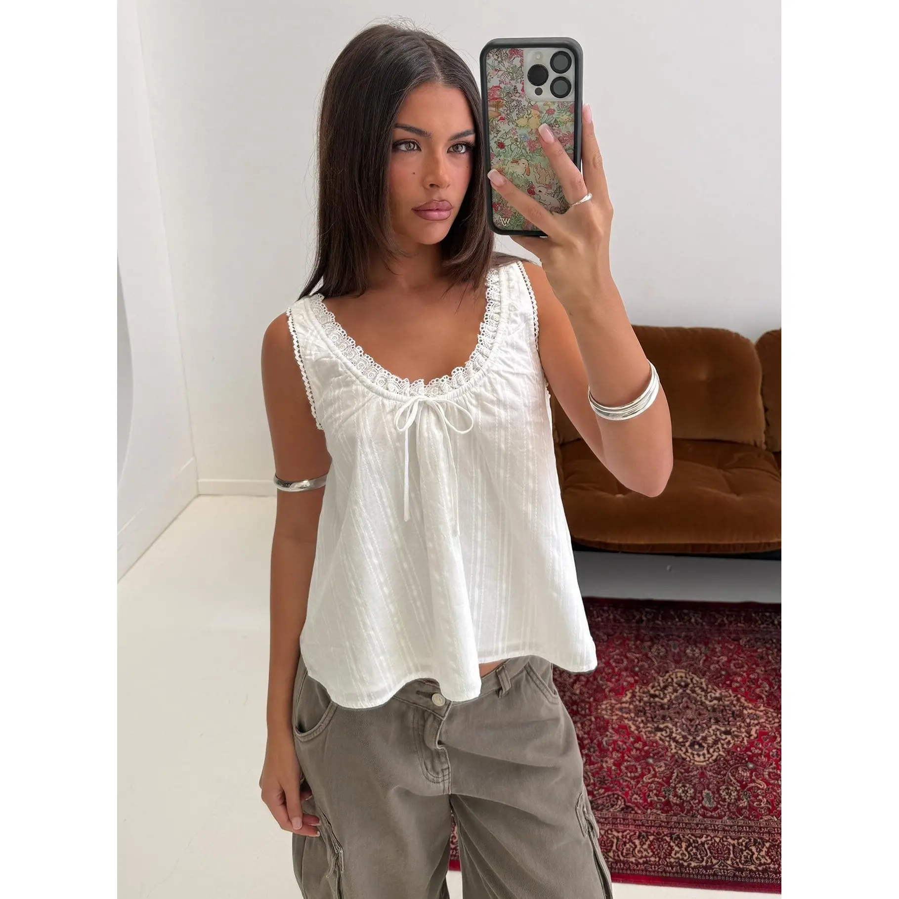 Antiquity Babydoll Top White