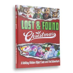 Lost And Found - Christmas Edition: Hidden Pictures Puzzle Book for Adults and Teens