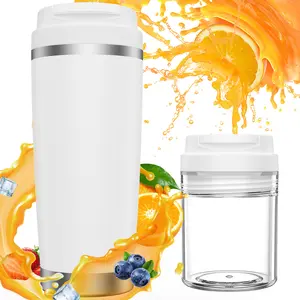 AIDEAMART 24oz Personal Blender – One-Touch Smoothie Maker with USB Charging & Safety Lock – Stainless Steel Bottle, Easy to Clean & Carry Anywhere