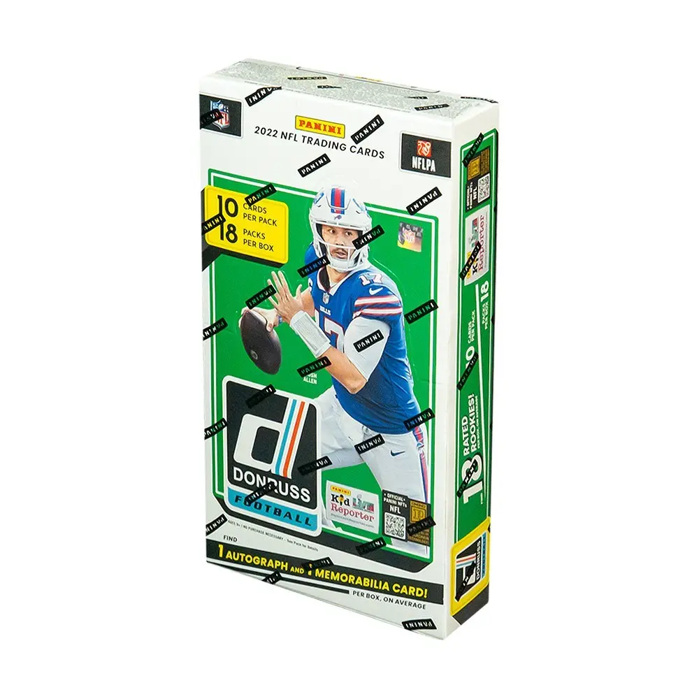 2022 Donruss Football Hobby Box NFL Trading Cards Sports Trading Cards Football Collectible Cards