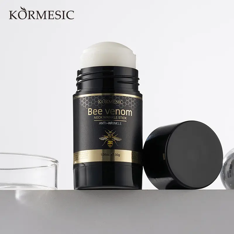 Hydrating Anti-Wrinkle Balm Stick - Fast-Absorbing Moisture for Neck and Body Care, Single Item Cosmetic, 30g, Moisturizing, Smooth Skin, Adults, Neck & Body, Moisturizer, 24 Months, Anti-Aging, Contains Neither, Alcohol-Free, Moisturizes Skin