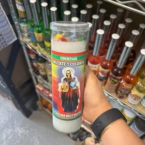 Veladora/Candle Santa Muerte 7 Colores