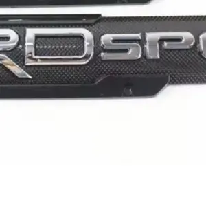 Sport Emblem Nameplate Badge for Side Fender Door - 2pcs  chrome