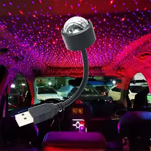 USB Powered LED Star Projector 1 4Pcs Starry Sky Light Romantic Galaxy Lamp for Car Room Decor