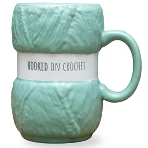 Boxer Gifts Hooked on Crochet Gift Mug for Women – Cool Crocheting Accessory for Crocheters