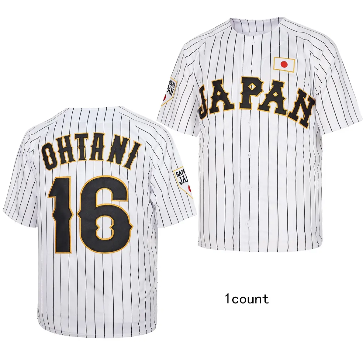 Men's Striped Baseball Shirt, Casual Hip Hop Style V-Neck Polyester Top for Playground & Everyday Wear, Sizes S, XL, Breathable, Modern Baseball, Baseball Jersey