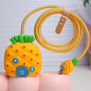 Charger Cover Compatible With iPhone 20W USB-C Power Adapter Charger 3D Cute Cartoon Design Charger Cover Cable Protector Cover Wire Protective Case For iPhone 16 15 14 13 12 11 Pro Max, 147