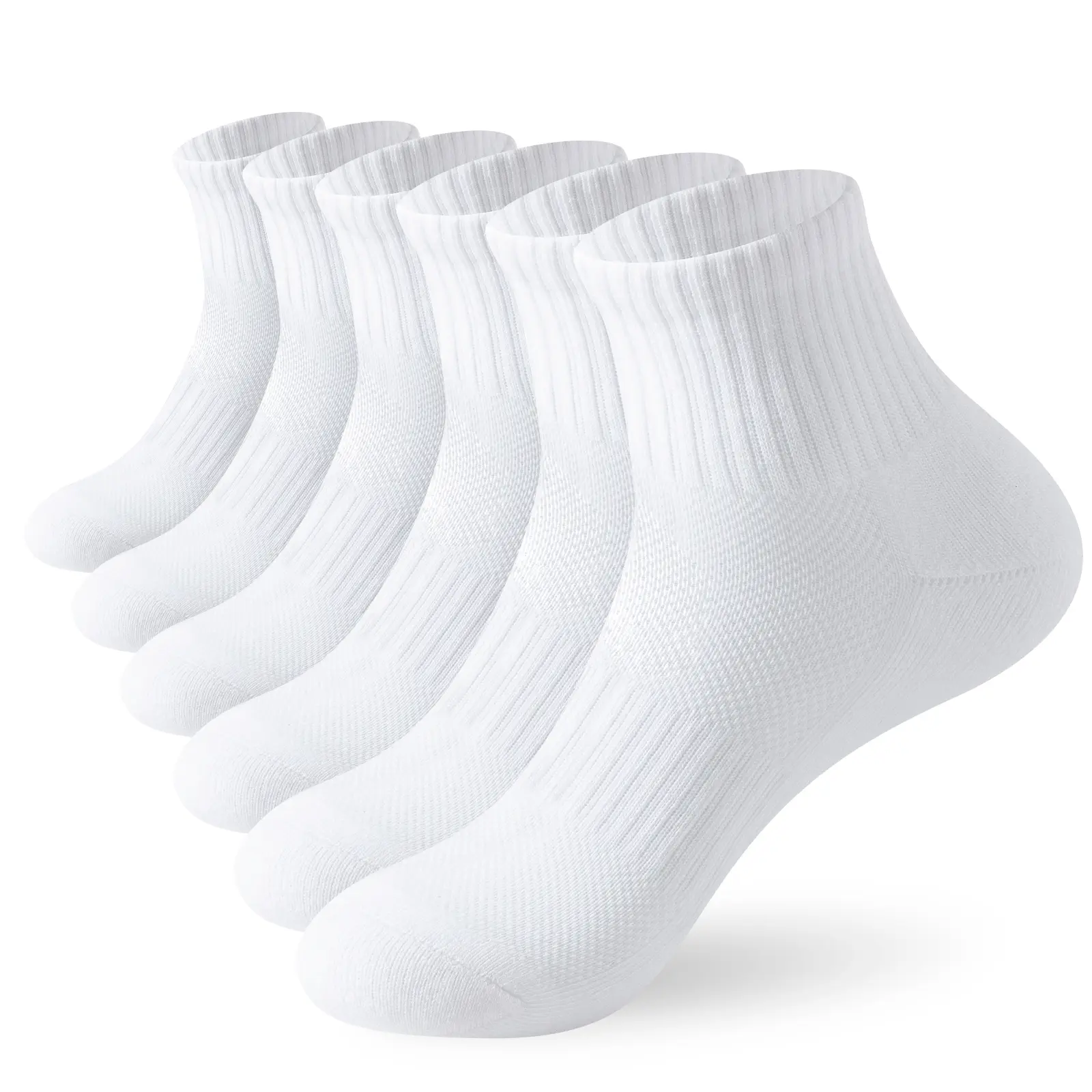 6 pairs of unisex sports ankle socks, moisture wicking and breathable short socks, built-in reinforced cushion layer, suitable for running, fitness and all day comfortable wearing, high-quality socks for men