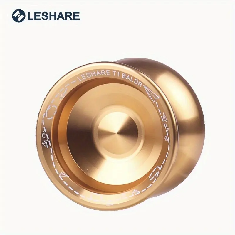Aluminum Durable Yo-Yo Set for Competitive Tricks, Includes Rope, Gloves, Bearing, Pure Color Design, Ideal for Skillful Performances