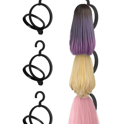 Portable Compact Wig Storage Hooks, 3pcs/set Multifunctional Wig & Hat & Bag Storage Hangers, Versatile Storage Racks for Space Saving for Daily Use Holder