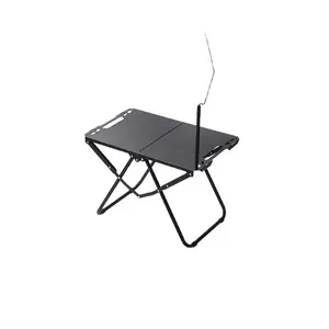 Outdoor Tactical Aluminum Alloy Camping Table, Portable Folding Multi-Function Table for Camping & Barbecue