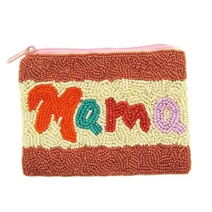 Beaded Mama coin purse