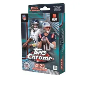 2025 Topps Chrome NFL Football Hanger Box