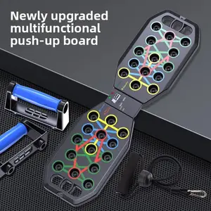 All-in-1 Push-Up Board, Push Up Bar for Men's Pectoral & Abdominal Muscle Training, Portable Size Home Strength Training Equipment, Push Up Stands, Multifunctional Fitness Equipment