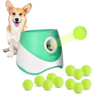 Automatic Dog Ball Launcher – Interactive Tennis Throwing Machine Toy