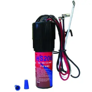Hard start relay/capacitor kit, 120-288 V units, 1/2 to 10 HP