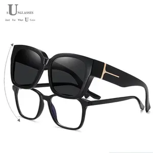 U SHOP 6 pair.Reven Jate 7511 Polarized Cover Sunglasses UV400 Polarized Man or Women Sunwear Protection from Strong Sunlight over  the  glasses  sunglasses polarize shiny